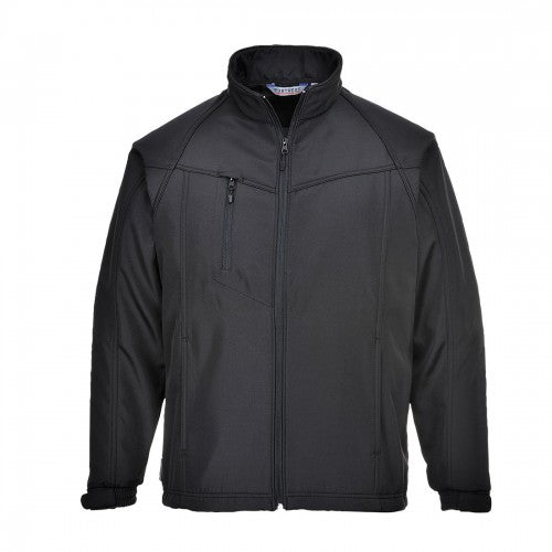 Front - Portwest Mens Oregon Soft Shell Jacket
