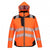 Front - Portwest Womens/Ladies PW3 Hi-Vis Safety Jacket