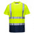 Front - Portwest Mens Contrast High-Vis Short-Sleeved T-Shirt