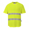 Front - Portwest Mens Airflow Hi-Vis Comfort T-Shirt