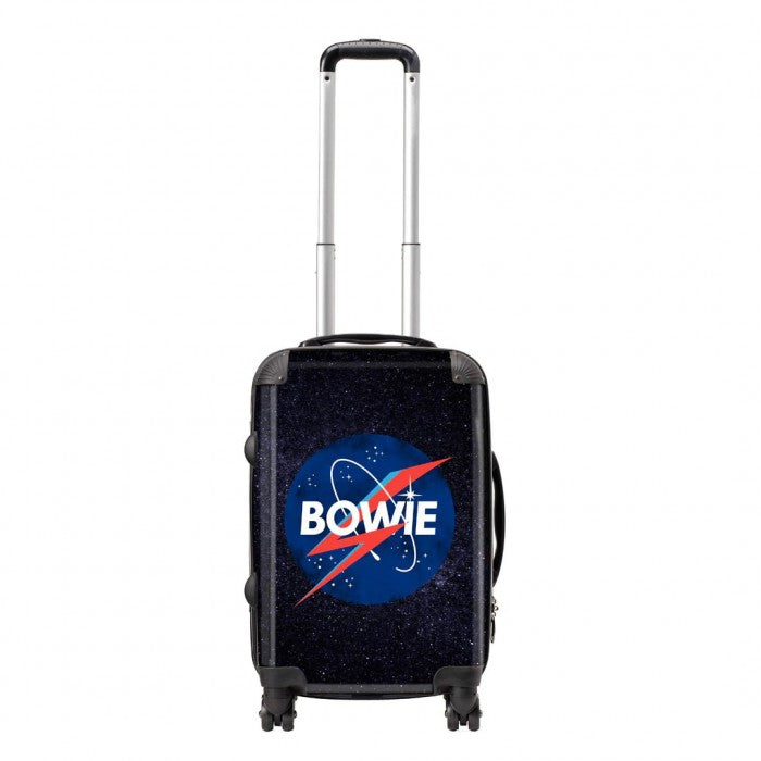 Front - RockSax Space David Bowie Hardshell 4 Wheeled Cabin Bag