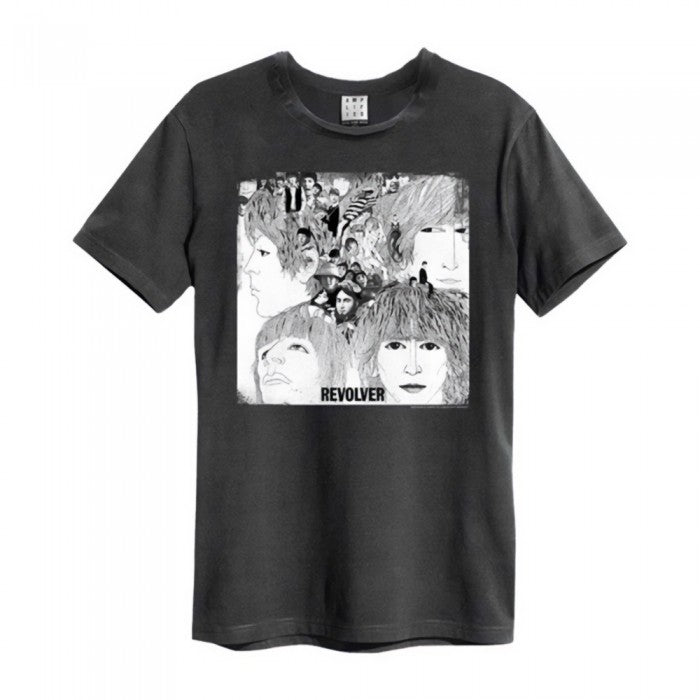Front - Amplified Unisex Adult Revolver The Beatles Vintage T-Shirt