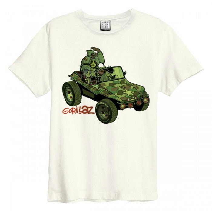 Front - Amplified Unisex Adult Geep Gorillaz Vintage T-Shirt