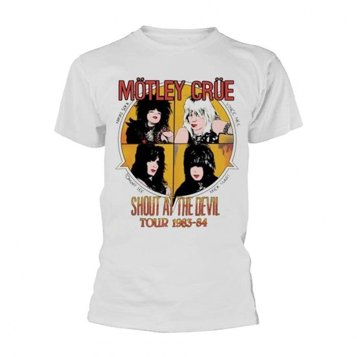 Front - Amplified Unisex Adult Shout At The Devil Motley Crue Vintage T-Shirt