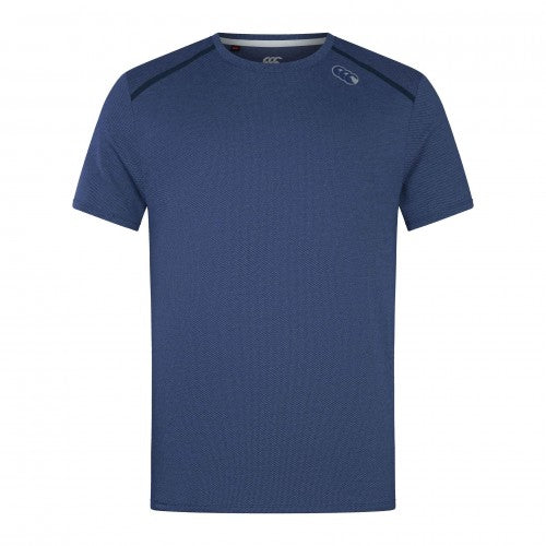 Front - Canterbury Mens Marl Polycotton Training T-Shirt