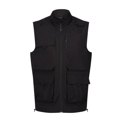 Front - Regatta Mens Travel Light Packaway Gilet