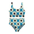 Front - Regatta Womens/Ladies Orla Kiely Daisy & Tall Flowers Reversible Bikini Set