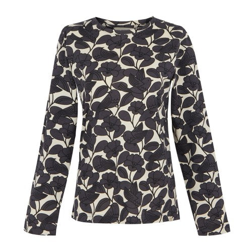 Front - Regatta Womens/Ladies Orla Kiely Birdy Long-Sleeved Winter T-Shirt