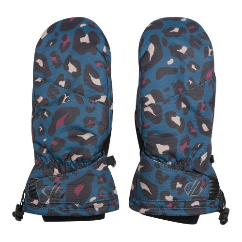 Front - Dare 2B Womens/Ladies Dignity II Waterproof Animal Print Ski Gloves
