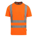 Front - Regatta Professional Mens Hi-Vis Safety T-Shirt