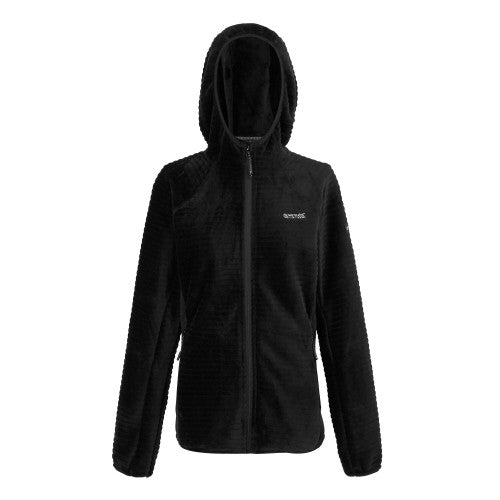 Stone White - Front - Regatta Womens-Ladies Endra Hooded Fleece Jacket