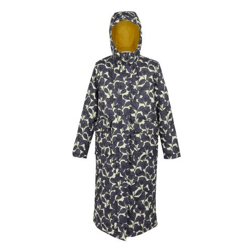 Front - Regatta Womens/Ladies Orla Kiely Birdy Quilted Long Jacket