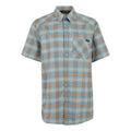 Front - Regatta Mens Begarno Checked Short-Sleeved Shirt