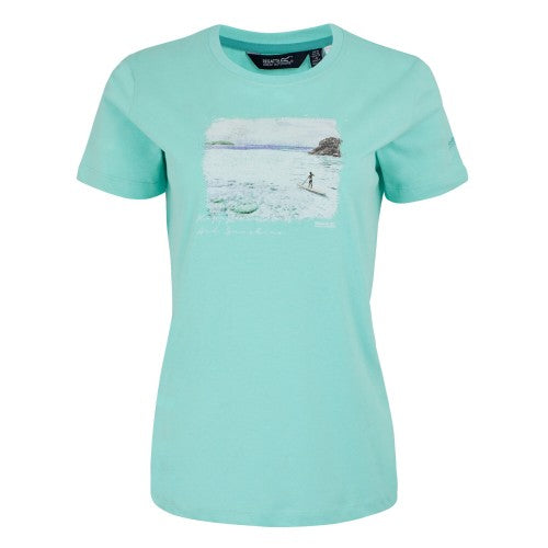 Front - Regatta Womens/Ladies Filandra VX Paddle Board T-Shirt