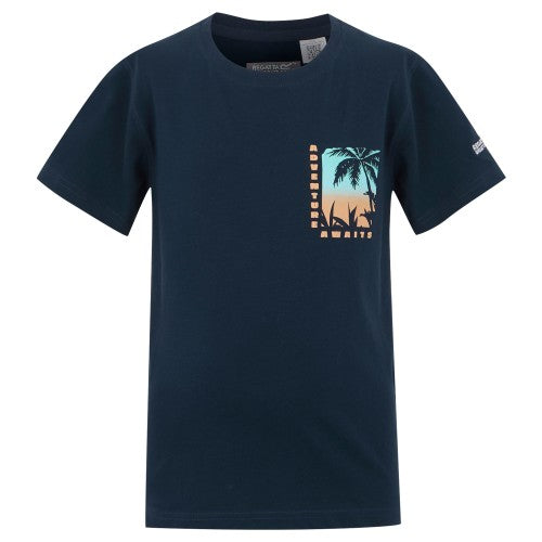 Front - Regatta Childrens/Kids Bosley VIII Parasailing T-Shirt
