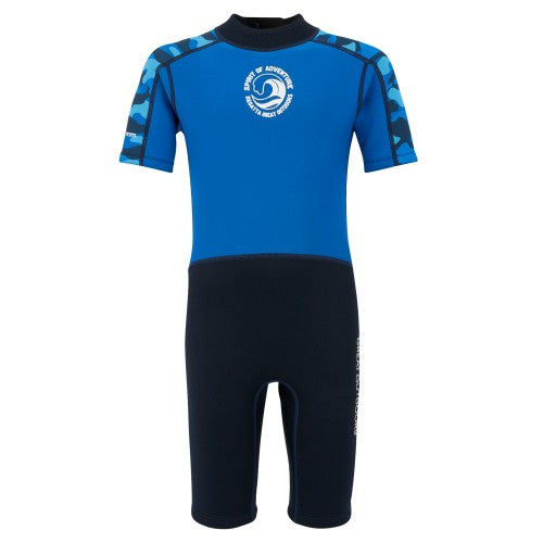 Front - Regatta Childrens/Kids Camo Wetsuit