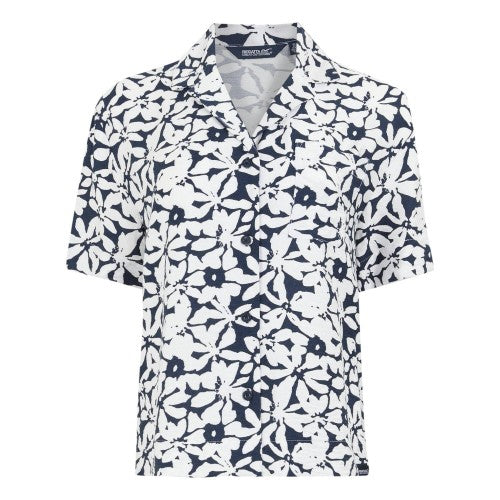 Front - Regatta Womens/Ladies Salise Large Floral Lightweight Shirt