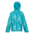Front - Regatta Childrens/Kids Lever II Abstract Waterproof Jacket