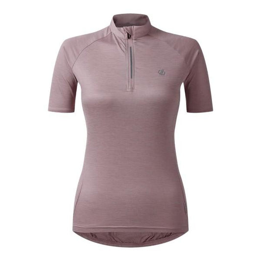 Mauve Shadow - Front - Dare 2B Womens-Ladies Pedal II Jersey