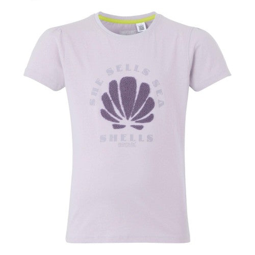 Front - Regatta Childrens/Kids Bosley VIII Seashell T-Shirt