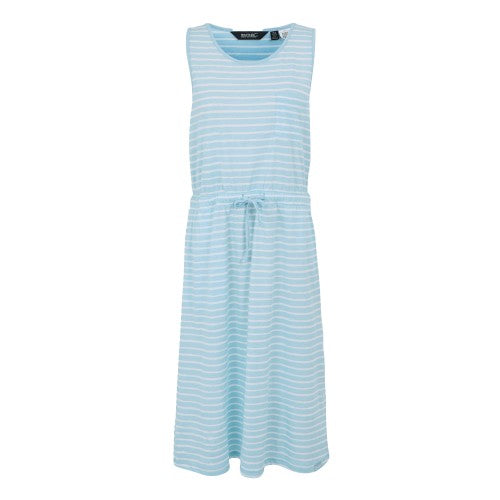 Front - Regatta Womens/Ladies Ariena Painterly Stripe Casual Dress