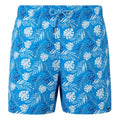 Front - Regatta Mens Loras Leaf Seersucker Swim Shorts