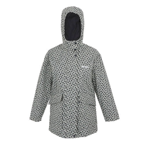 Front - Regatta Childrens/Kids Orla Kiely Jasmine Flower Waterproof Jacket