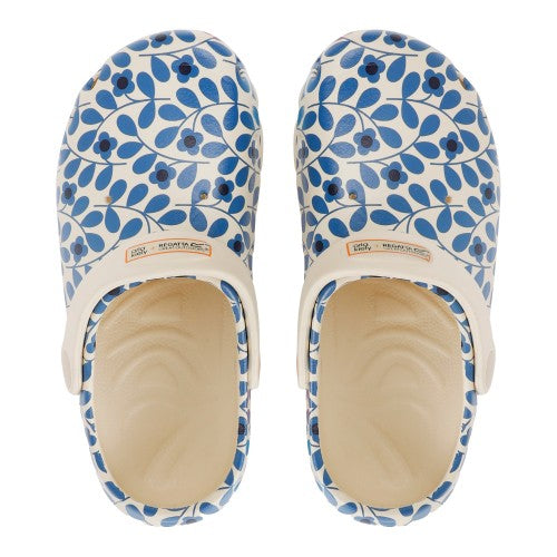 Front - Regatta Childrens/Kids Orla Kiely Jasmine Flower Clogs