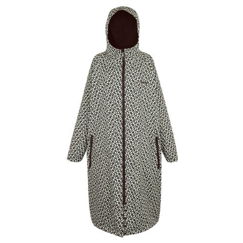 Front - Regatta Womens/Ladies Orla Kiely Jasmine Flower Changing Robe