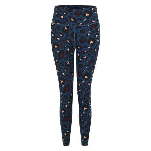 Front - Dare 2B Womens/Ladies Influential Animal Print Gym Leggings