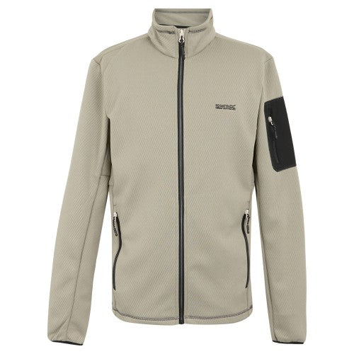 Front - Regatta Mens Aldean Full Zip Soft Shell Jacket