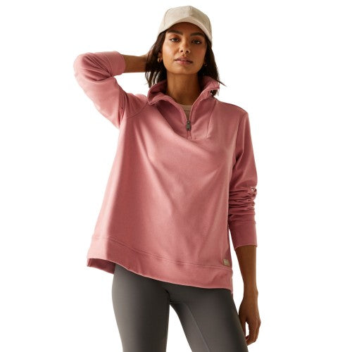 Front - Regatta Womens/Ladies Demmi Quarter Zip Fleece Top