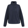 Navy Blue - Front - Regatta Womens-Ladies Frankie Quarter Zip Fleece Top