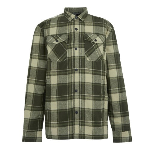 Navy-Dusky Blue - Front - Regatta Mens Spennith Plain Shirt Jacket