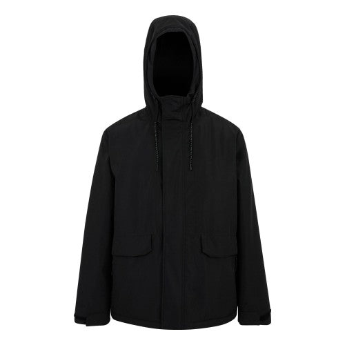Dark Khaki-Black - Front - Regatta Mens Sterlings Insulated Waterproof Jacket
