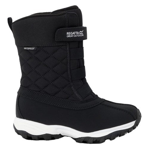 Front - Regatta Childrens/Kids Leather Snow Boots