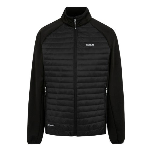 Olive Night-Black - Front - Regatta Mens Clumber Hybrid Jacket