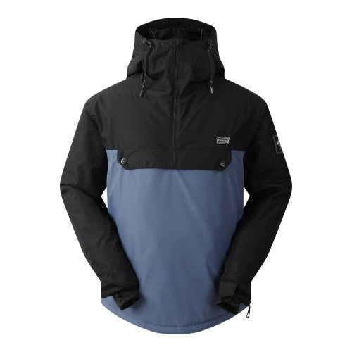 Kingfisher Blue - Front - Dare 2B Mens Freeride II Colour Block Overhead Ski Jacket