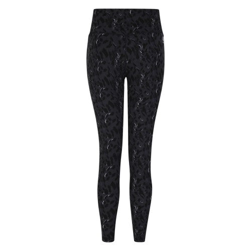 Front - Dare 2B Womens/Ladies Influential Dash Print Gym Leggings