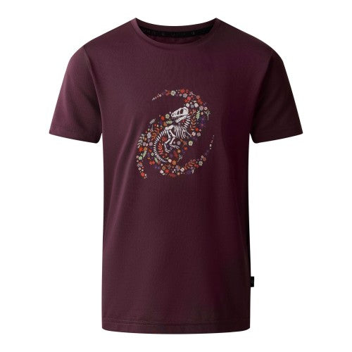 Front - Dare 2B Childrens/Kids Amuse II Dinosaur Skeleton T-Shirt