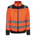 Front - Regatta Mens Two Tone Thermal Hi-Vis Jacket