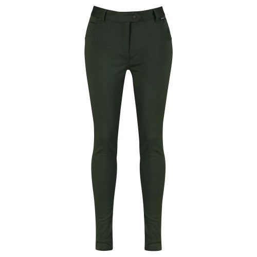 Front - Regatta Great Outdoors Womens/Ladies Seren Stretch Treggings