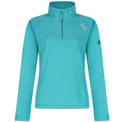 Front - Regatta Great Outdoors Womens/Ladies Montes Half Zip Fleece Top