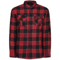 Front - Regatta Professional Mens Checked Padded Shirt