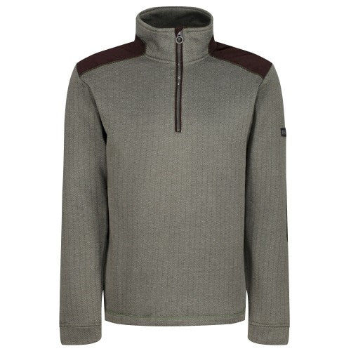 Front - Regatta Professional Mens Half Zip Fleece Top