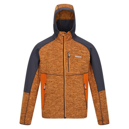 Front - Regatta Mens Cadford III Marl Full Zip Hoodie