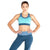 Front - Dare 2B Womens/Ladies Mantra Colour Block Recycled Sports Bra