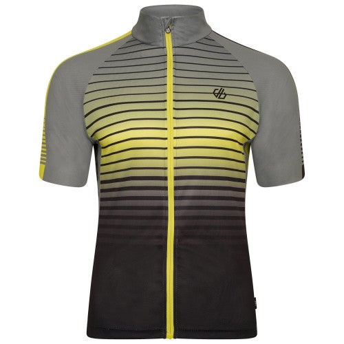 Front - Dare 2B Mens Virtuous Underlined AEP Short-Sleeved Cycling Jersey