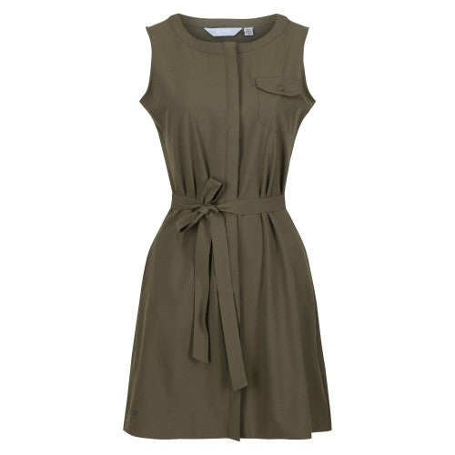Front - Regatta Womens/Ladies Highton Stretch Shirt Dress