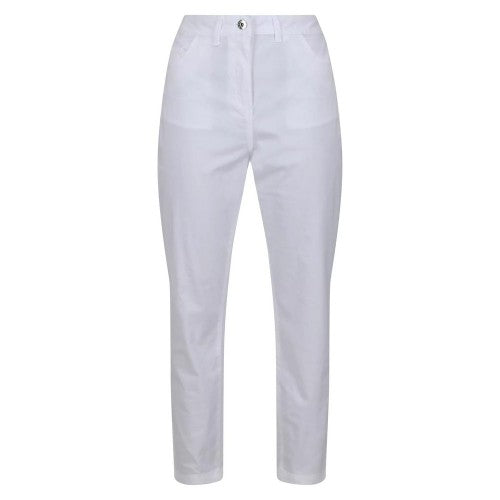 Front - Regatta Womens/Ladies Gabrina II Skinny 3/4 Jeans